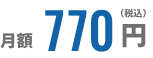 月額770円（税込）