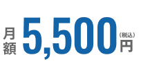 月額5,500円（税込）